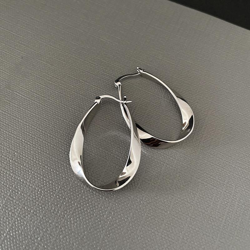 Needle Piercing Big Circle Hoop Earring For Women Girls Lovely Party Wedding Gifts Jewelry