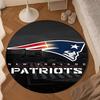 New England Football Team Logo Round mat, Anti-slip Circle Carpet Chair rug For livingroom,Bedroom, doormat home decor Gift Christmas Gifts