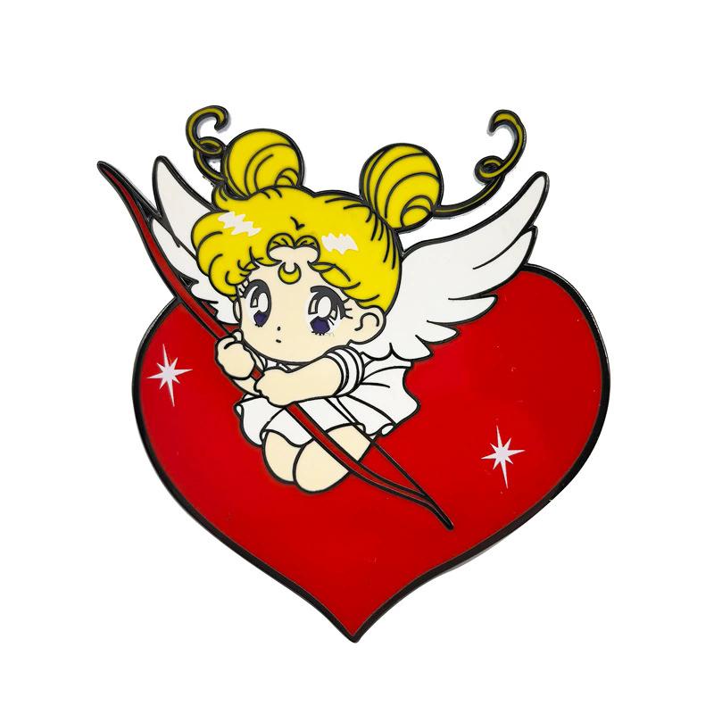 Classic Japanese Anime Girls Sailor Moon Lapel Pins for Backpack Enamel Pin Women's Brooch Badges for Clothes Jewelry Accessorie