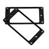 2 Pcs Electric Guitar Pickup Frame Guitar Replacement Metal Humbucker Pickup Mounting Ring for Decoration Black