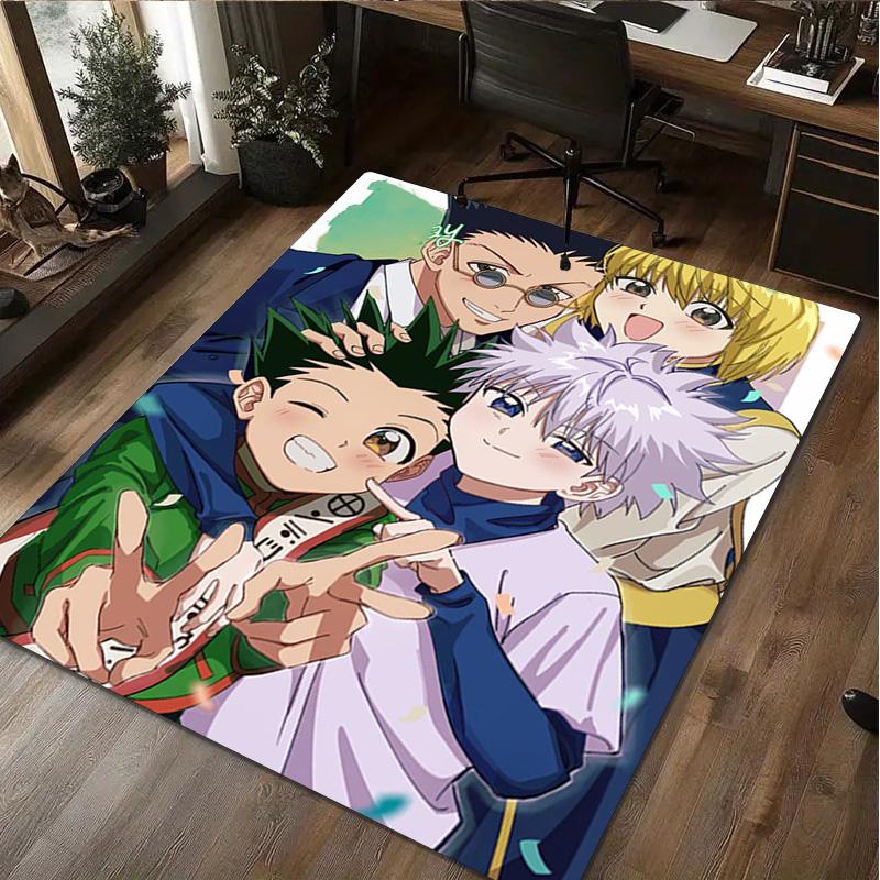 Hunter X Hunter: Bonds Unite Home Carpet Office Decorative Carpet For Living Room Bedroom Door Mat Floor Rug Computer Chair Area Rug