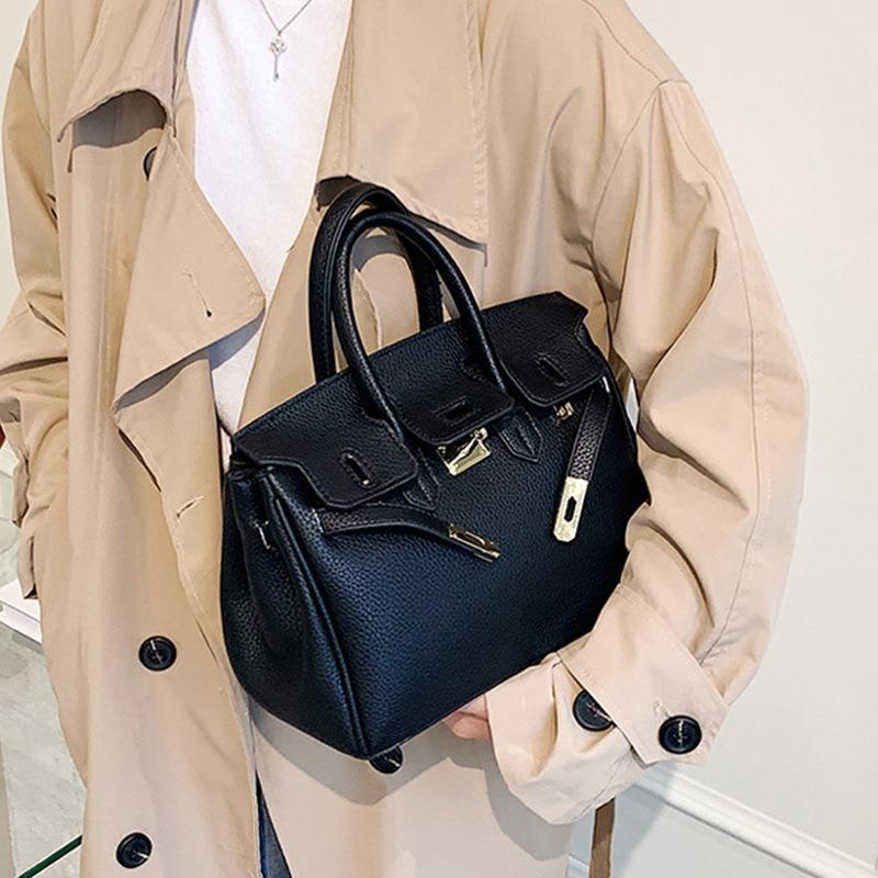 Damen Tasche High-End Mode Design Tragetasche Herbst und Winter Neu Große Kapazität Platin Handtasche