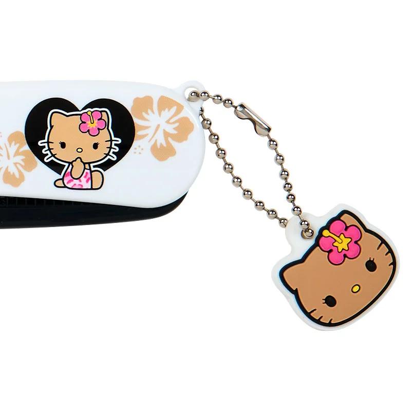 Sanrio Hello Kitty Front Hair Capsule Comb With Mascot ( White ) Japan NEW