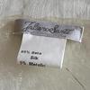 Used 00s Faliero Sarti Silk 95% Stole 198cm