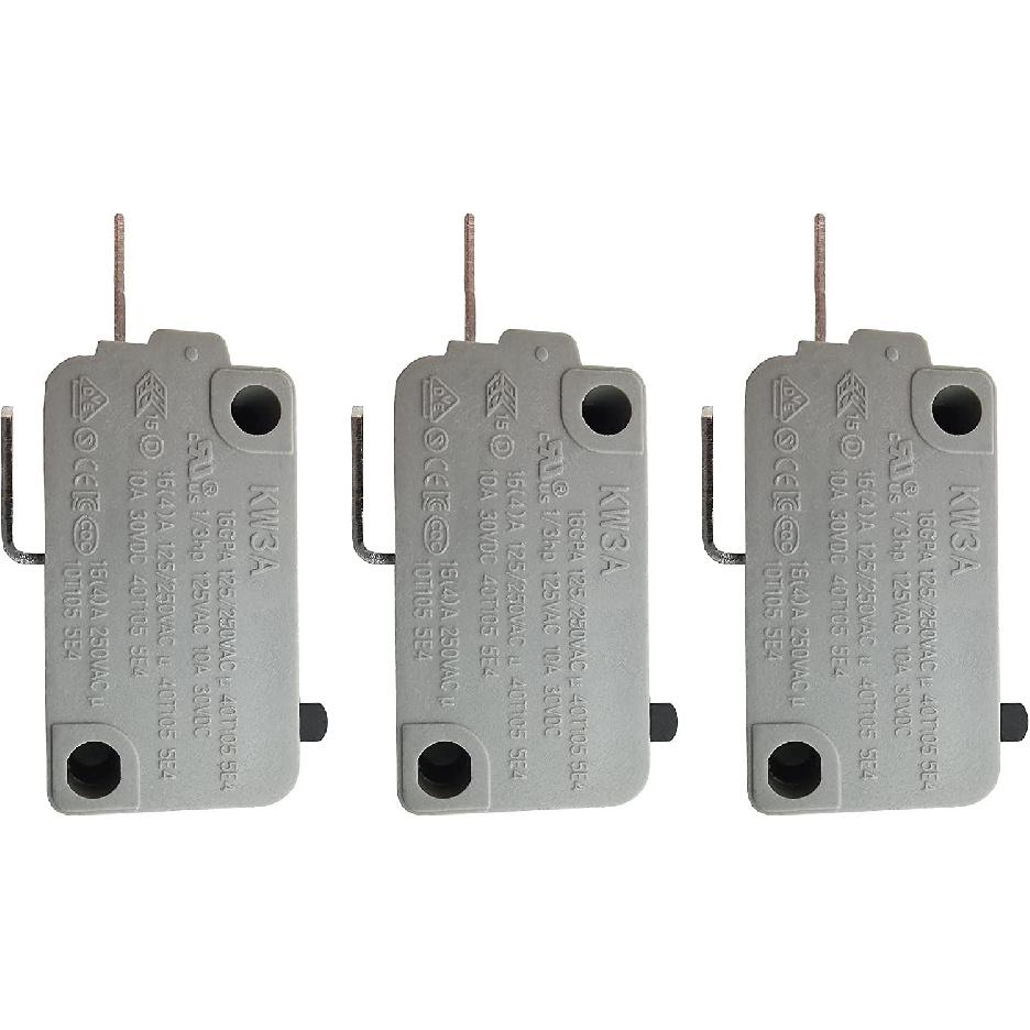KW3A Microwave Oven Door Switch 16A 125/250V Door Interloc (2 Normally Open and 1 Normally Close)