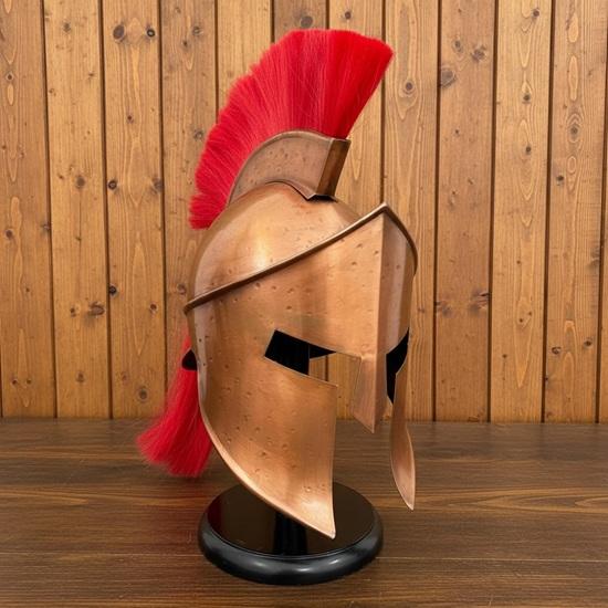 Spartan Helmet : 300 Spartan Costume , Role Play with Free Display Stand