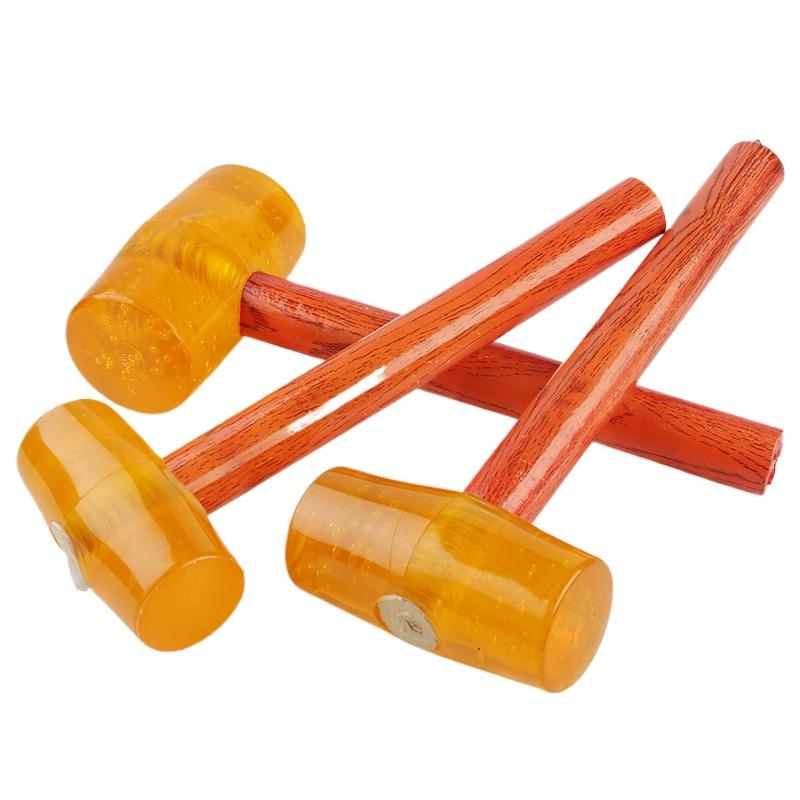 Multifunctional Rubber Hammer Professional Carpenter Floor Ceramic Tile Installation Fiberglass Hand Tools