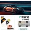 WZP 4 Set Anti Theft License Plate Screws Kit, Rustproof Stainless Steel Tamper Proof License Screw, M6 (1/4") Car Tag Plate Mounting Hardware,