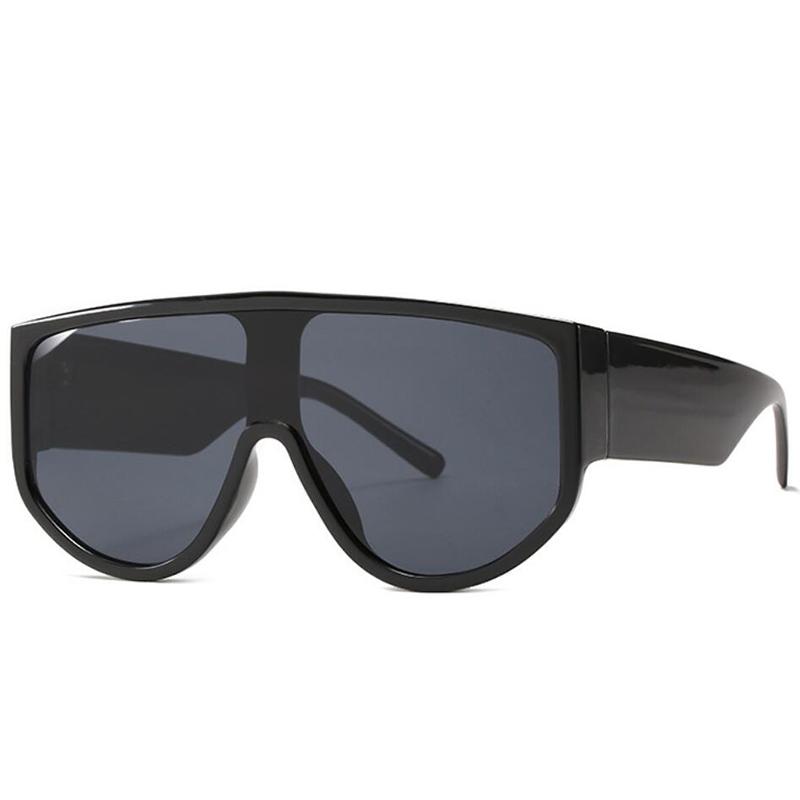 Big Yellow Lens Sunglasses Women Classic Vintage Pilot Big Frame Sun Glasses Brand Designer Oversized Shades Lady Goggle