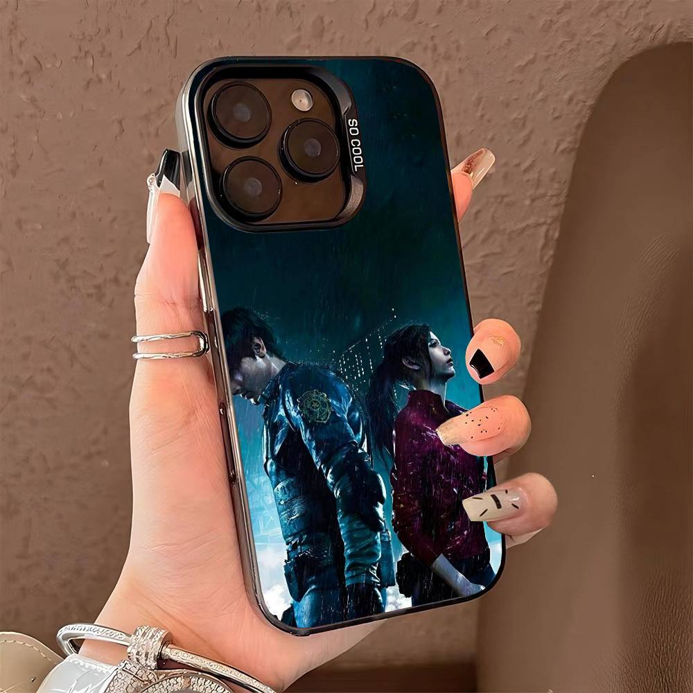 

Чехол для телефона R-Resident E-Evil для iPhone 17 17Air 16 15 14 13 12 11 Pro Max Plus Цветной Серебряный iPhone 14 Plus