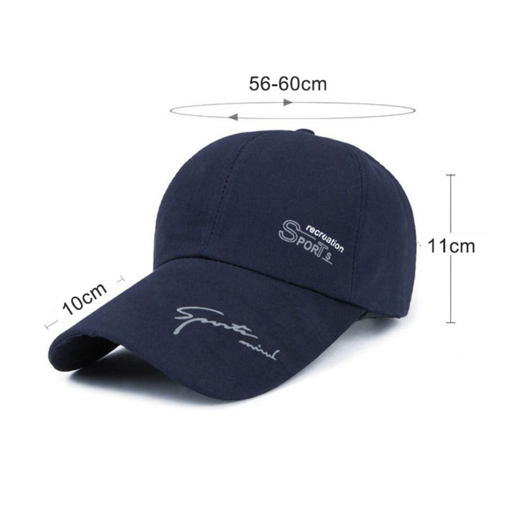 Breathable Peaked Caps Letter Printed Sun Protection Cap Golf Fishing Cycling Hat for Women Men