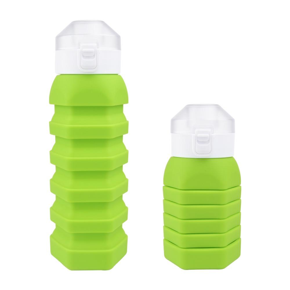 Large-capacity Collapsible Sport Bottle 350-650ML Foldable Drinking Cup  Outdoor Travel