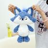 Funny doll fox plush toy cute little fox doll children's birthday gift throw pillow