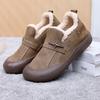 Boken Shoes Women's Winter New Collection with Velvet Warm Cotton Shoes Women's Thick Soled Snow Boots Casual Cotton Boots