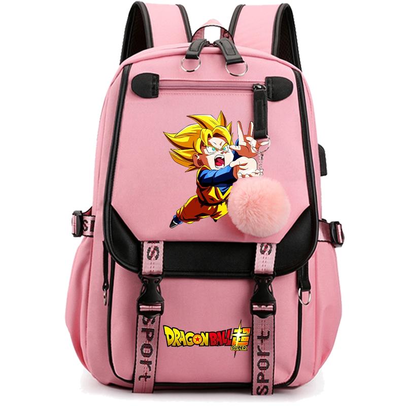 Anime Dragon Ball Bag Large Capacity Backpack for Women Anti Theft Travel Bag Back To Schoolbag for Teenager Girl Laptop Bag Women Travel Bag Mochila