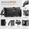 Compatible For Samsung Galaxy A16 5G Case CASEME C39 RFID Zipper Wallet Stand Leather Cover with Strap