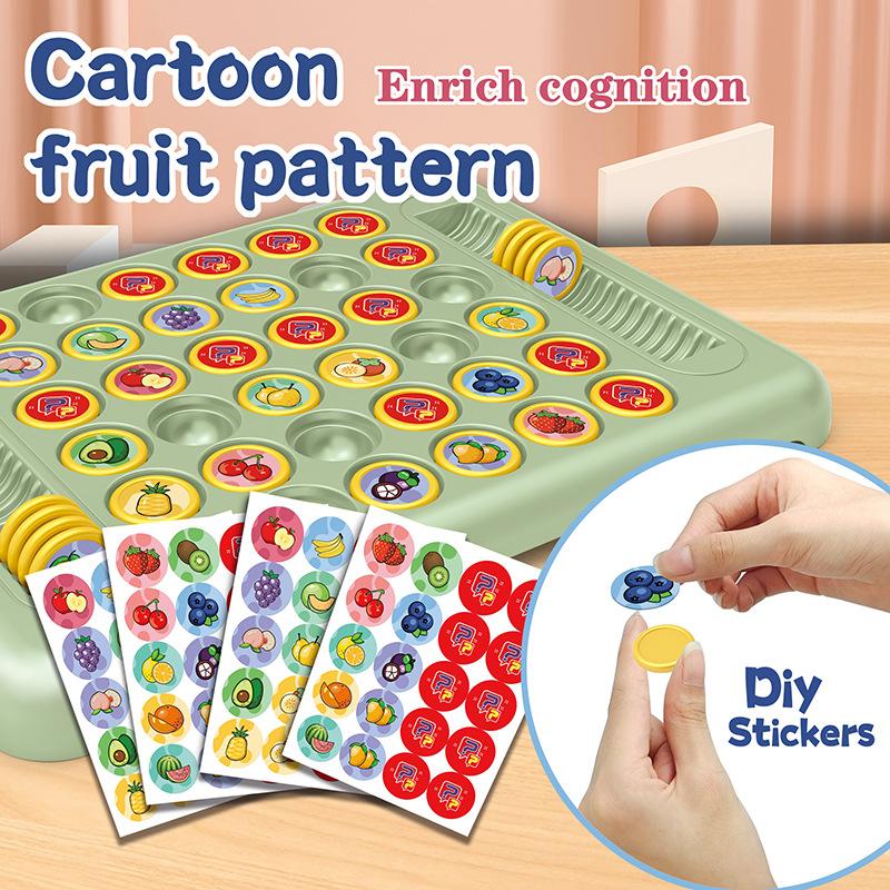 Children'S Flip Chess Music Two-Player Battle Memory Game To Touch Puzzle Brain Concentration Training Toy