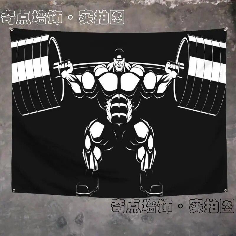 Орангутанг носорог животное фитнес гобелен настенный мачо фон ткань гостиная кровать — фото 5