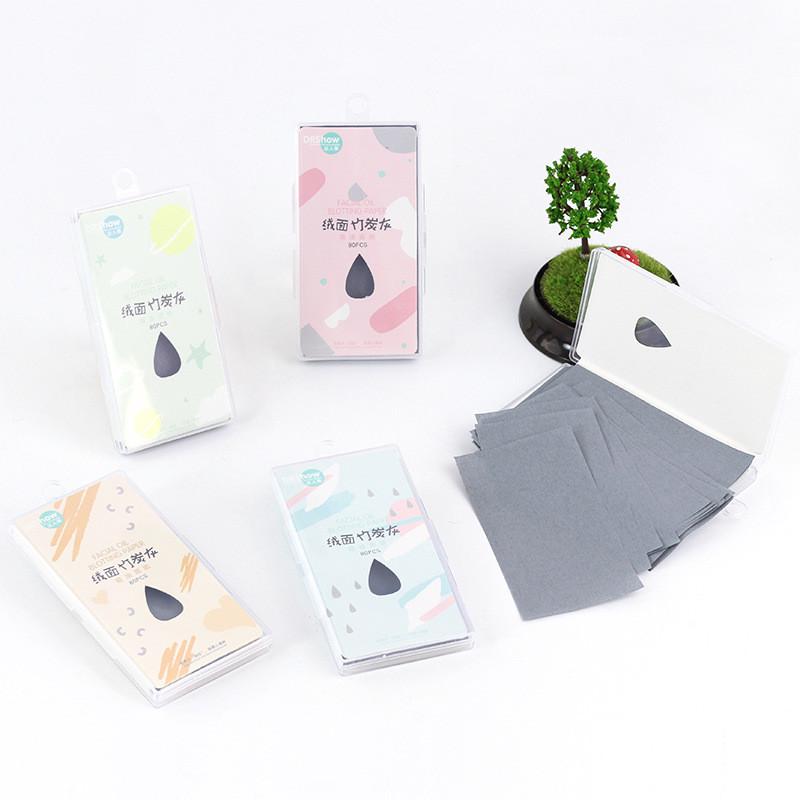 50pcs/pack Blue Film Oil Absorbing Paper for Flax Oil Absorption