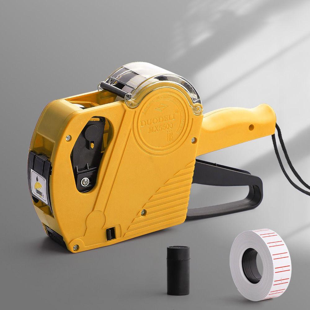 Durable MX-5500 Price Tag Tool Tag Maker Handheld Coding Machine Label Paper Plastic Price Label Tool Supermarket