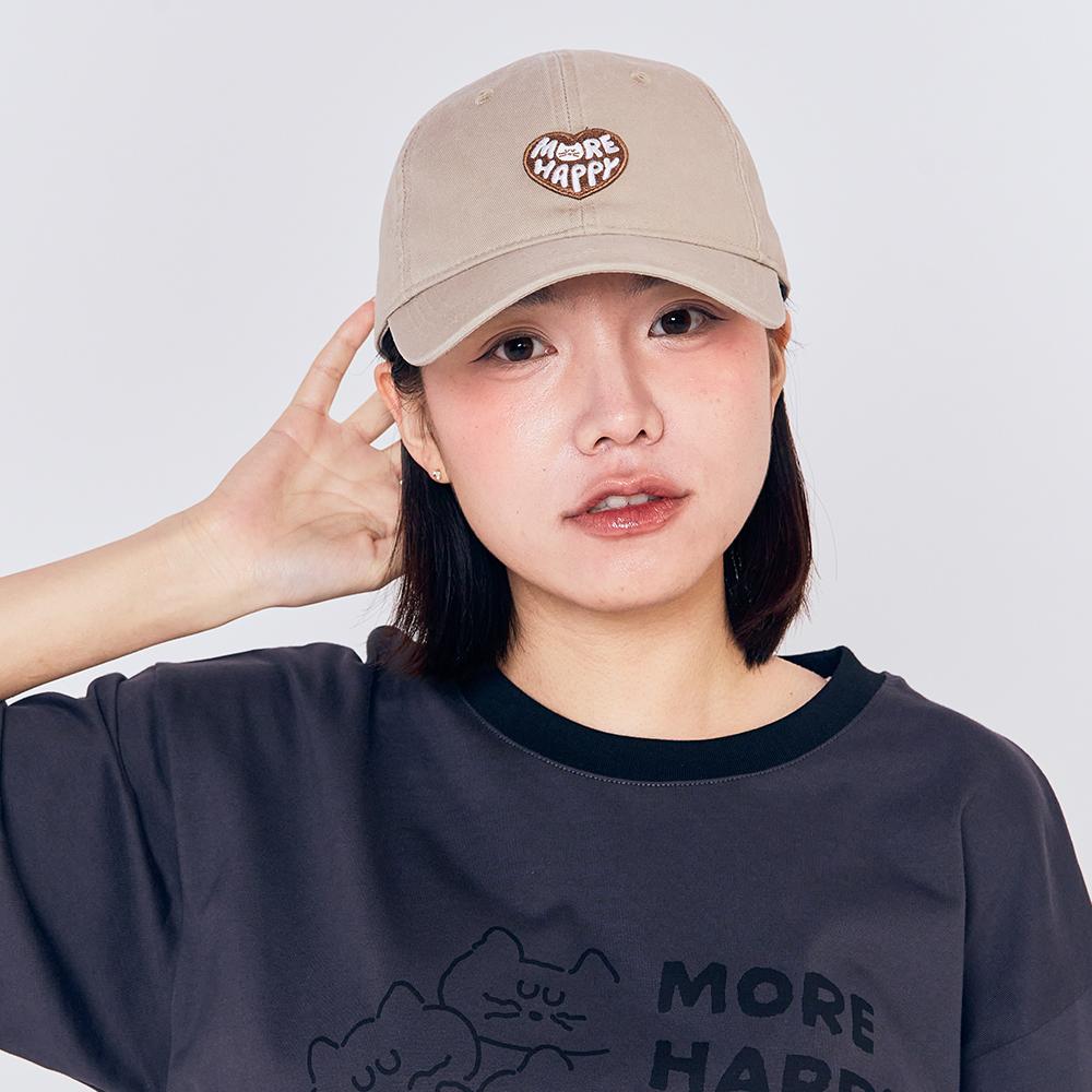 Beuleonchibeuladeo Brunch Brother Ball Cap More Happy Beige