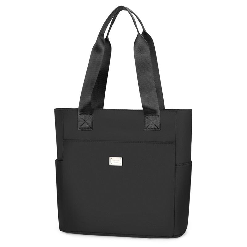 

New Fashion Multifunctional Shoulder Large Capacity Lightweight Tote Mommy Bag Portable Casual Ladies Bag чёрный
