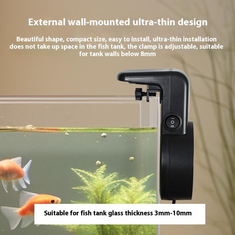 Mini Aquarium Kühlventilatoren Aquarium Fischbecken Aquatisches Haustier Kühlventilatorsystem USB Einstellbare Windgeschwindigkeit Kühler Fischbecken Zubehör