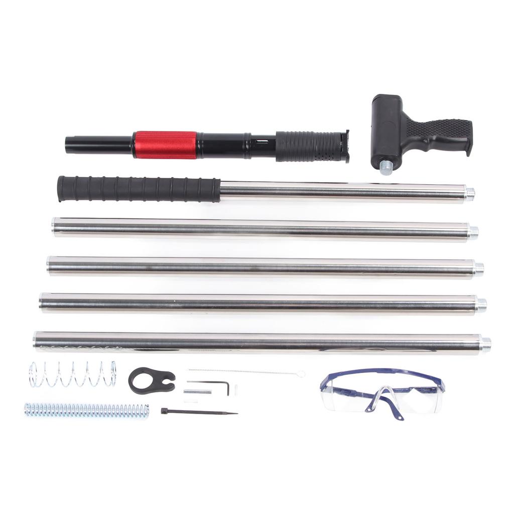 Zestaw gwoździarki do betonu 4-biegowa regulowana ręczna stalowa przenośna urządzenie do rowkowania kotew ściennych