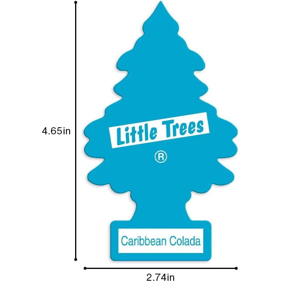 Little Tree Lufterfrischer 6er-Pack [Carlibean Colada] Tolles Spar-Set