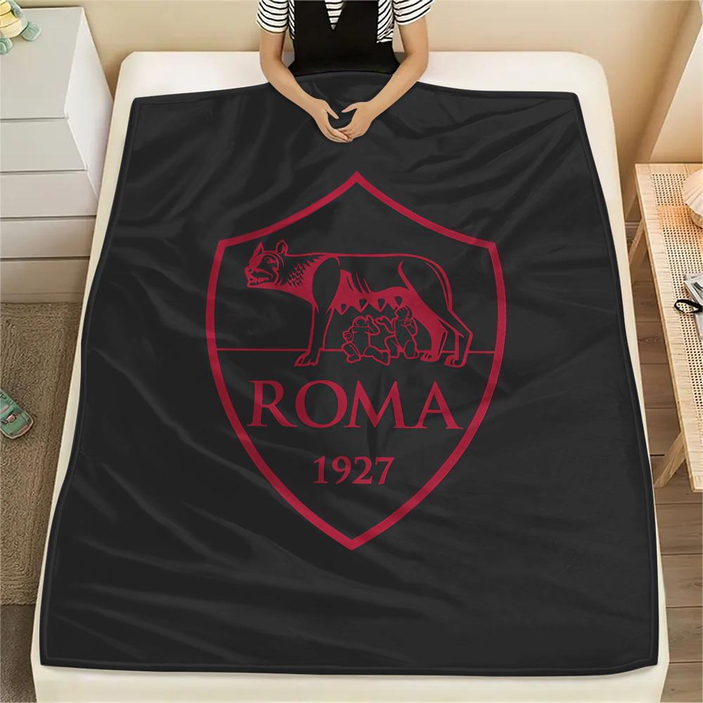 AS Roma2 Flannel Blanket, High quality Comfortable for All Seasons, Home Decor, Warmth and Comfort