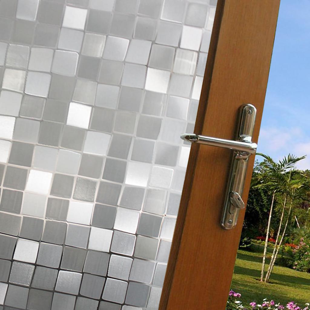 Static Electricity Adhesive Free Window Clings Frosted Shading Sunscreen Window Film for Bathroom