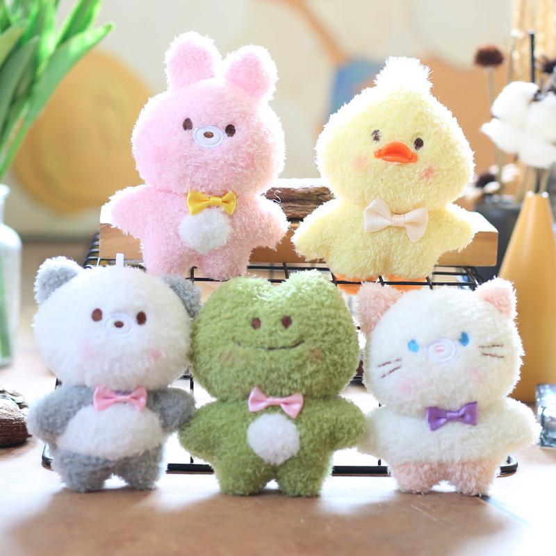 Kawaii Bunny Plush Keychain Soft And Fluffy Rabbit Stuffed Animal Bag Accessory