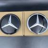 Emblema Anteriore Specchio Piatto per Griglia per Mercedes-Benz Classe C W204 GLK W204 Classe B W245 VITO W447 W463 Classe V V260
