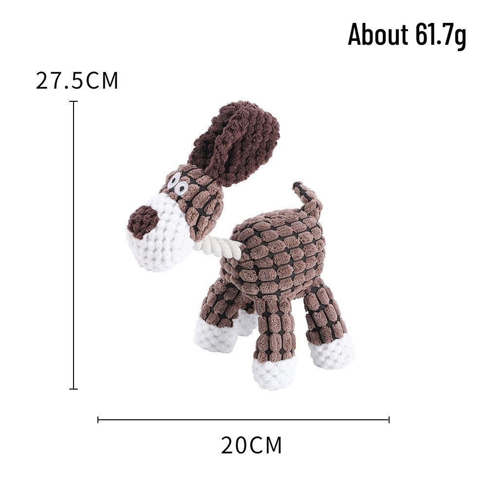 Popular Plush Pet Toy Set - Durable, Sounding Chew Toys for Dogs & Cats, Self-Entertainment & Boredom Relief