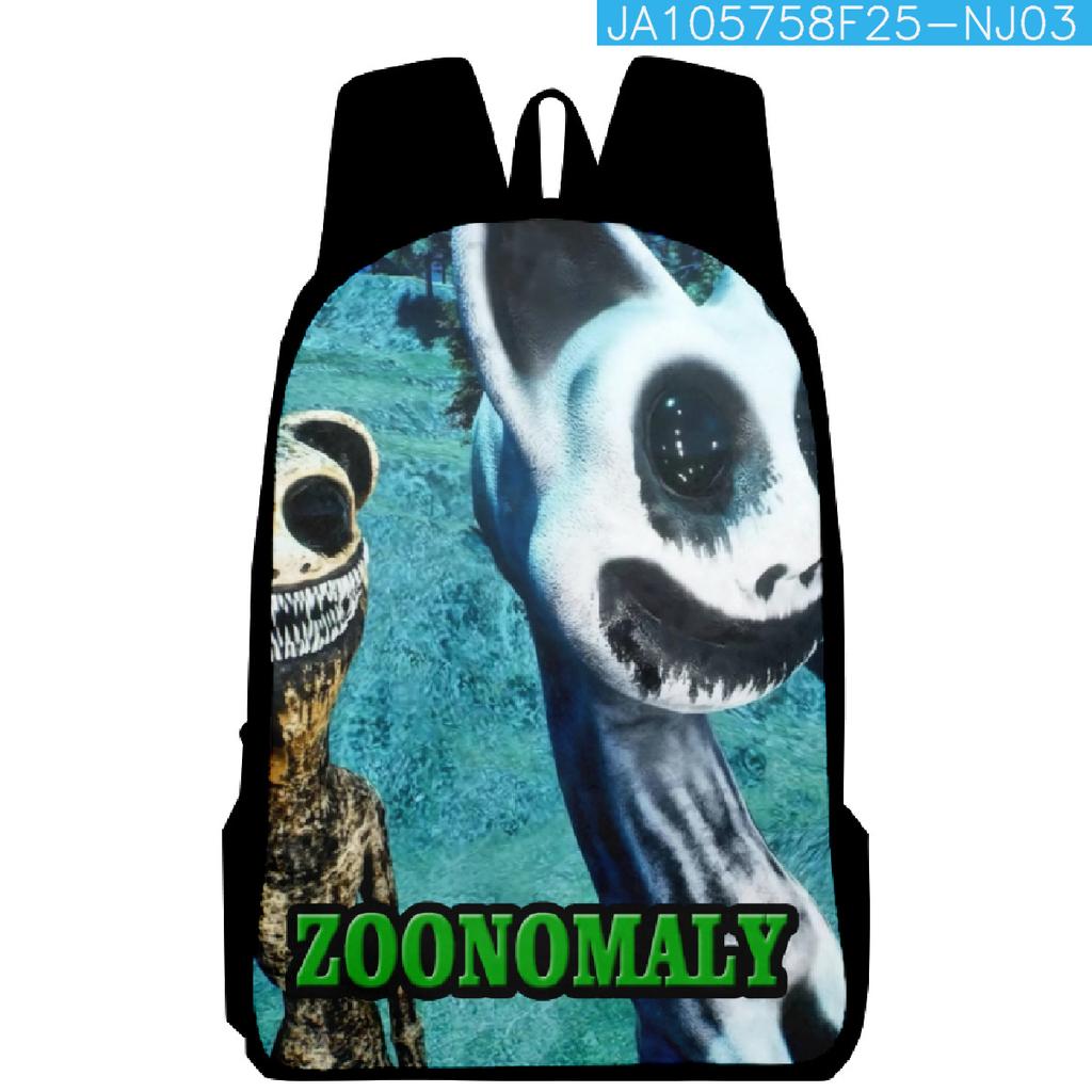 Hip Hop Youthful Funny New Zoonomaly Student School Bags Notebook Backpacks 3D Printed Oxford Waterproof Boys/Girls Travel Bags