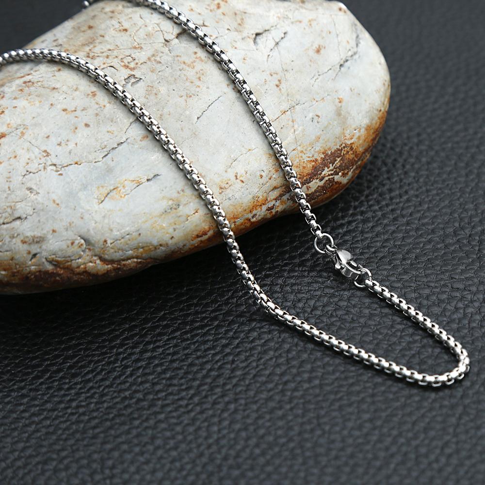 

Ланцюжок Роло 3 мм з нержавіючої сталі 316L Золотий/Сталевий Колір Ланцюжок Довжиною 60 см Намисто із застібкою-омаром Для Чоловіків Жінок Подарунки