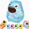 Glitter Capybara Squishies Fidget Toy Cute Capybara Maltose Squishy Slow Rising Stress Relief Fidget Toy