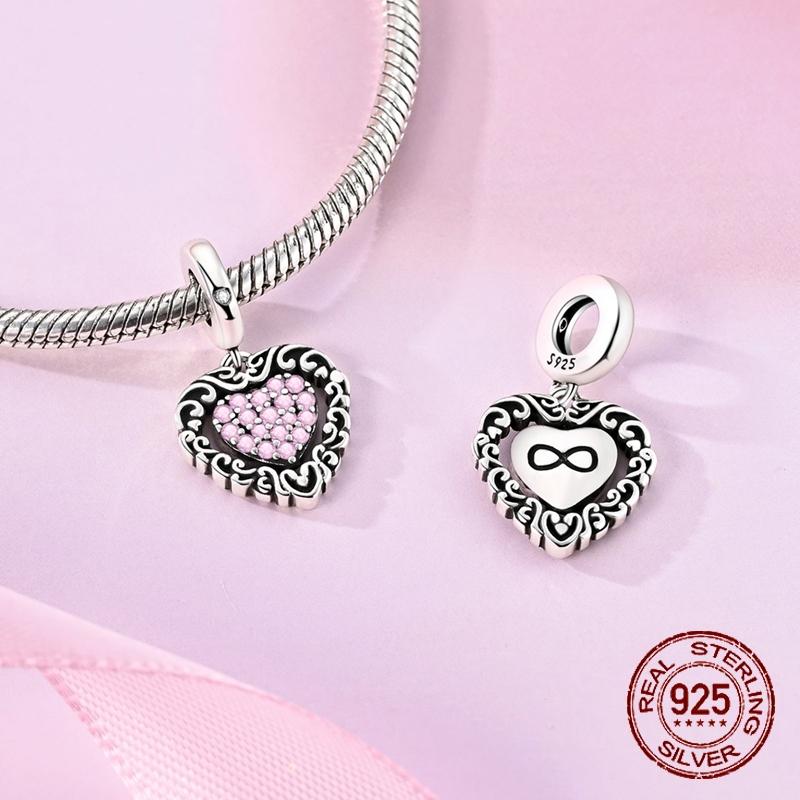 Rotating Love Retro Charms Copper Valentine'S Day Dangle Pendant Fit Bangle Bracelet Necklace Diy Jewelry