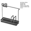 Storage Rack Sponge Holder Sturdy Construction Strong Load-bearing Kitchen Bedroom Dish Soap Dispenser with Removable Tray