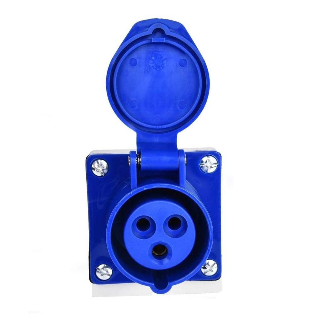 Priză-Fișă de Perete IP44 Impermeabilă 220-250V 16A Rulotă Autorulotă