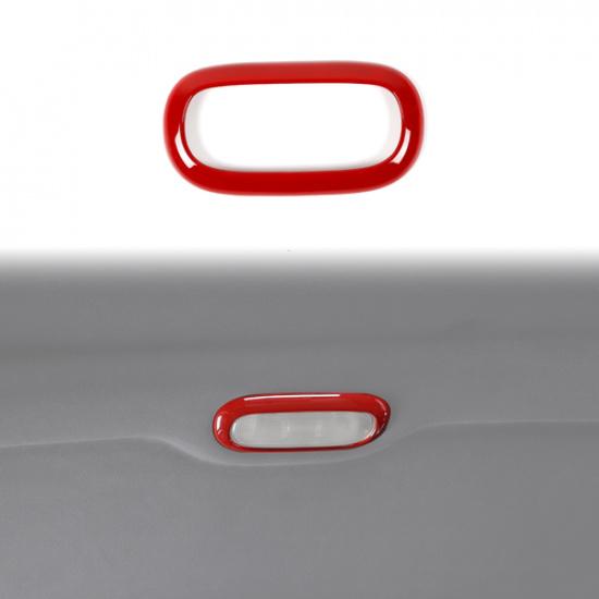 Red Rear Reading Light Lamp Cover Trim Ring For Dodge Nitro 2007-12 Accessories