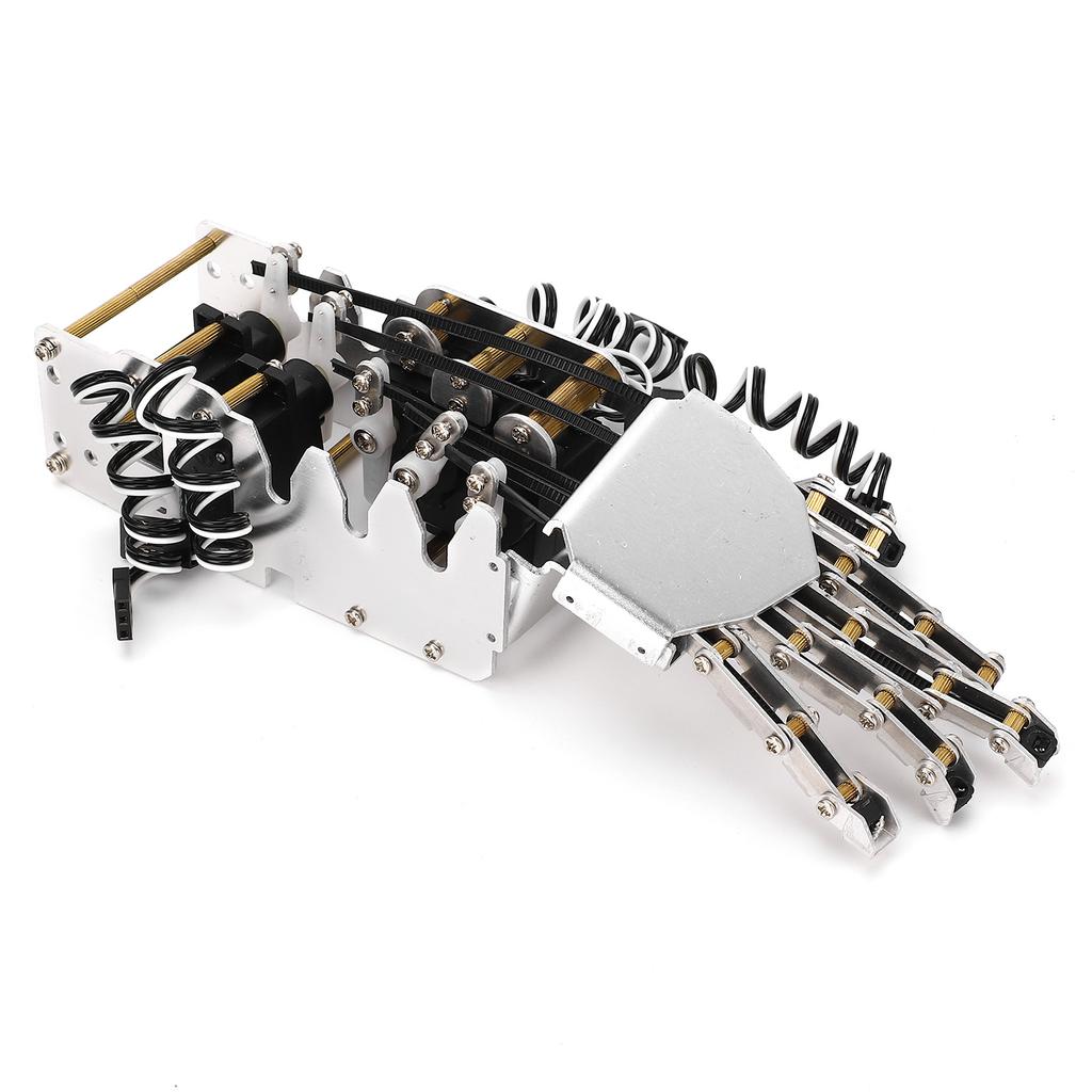 Robot Hand Kit 11 Scale Analog Servo 5 Finger Manipulator Right Mechanical Hand for Development