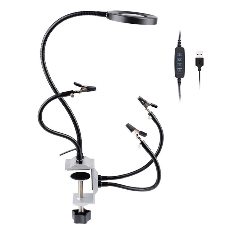 Kankeirr Soldering Workstation with Magnifier and Clamp Lamp