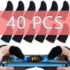 20/40 Stück/Set Handy-Fingerhülse für Handyspiele Touchscreen Anti-Rutsch Atmungsaktiv und Schweißresistent Fingerhülse für Laufspiele