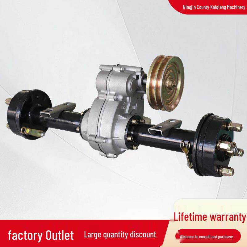 Multifunctional Differential Steering Gearbox for Hand-Pushed Agricultural Seeder Cart
