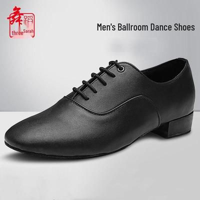Sansha Heren Latijnse & Ballroom Dansschoenen - Zachte Zool, Middelhoge Hak