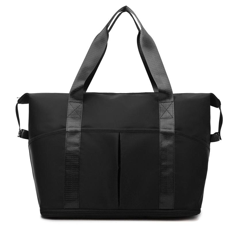 Expandable short-distance travel bag, women's large-capacity wet and dry separation sports yoga fitness bag, maternity storage bag