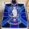 Coperta in Flanella con Motivo Sheffield Wednesday FC, Alta qualità Confortevole per Tutte le Stagioni, Arredamento per la Casa, Calore e Comfort, Perfetta per Regali.