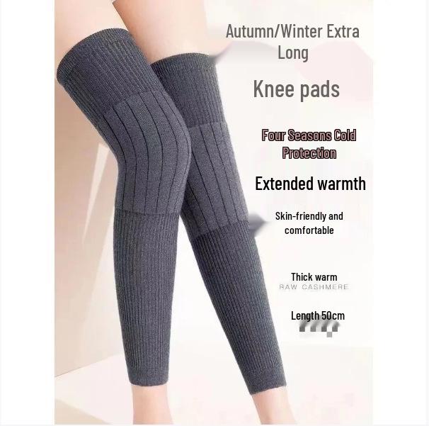 Unisex Non-Slip Thickened Knee Pads for Autumn/Winter