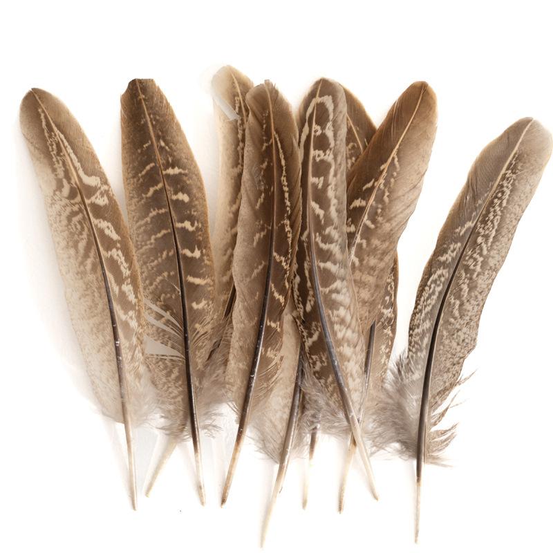 80 Natural Pheasant Feather Decorative Diy Jewelry Hair Accessories Material Cat Stick Toy Accessories